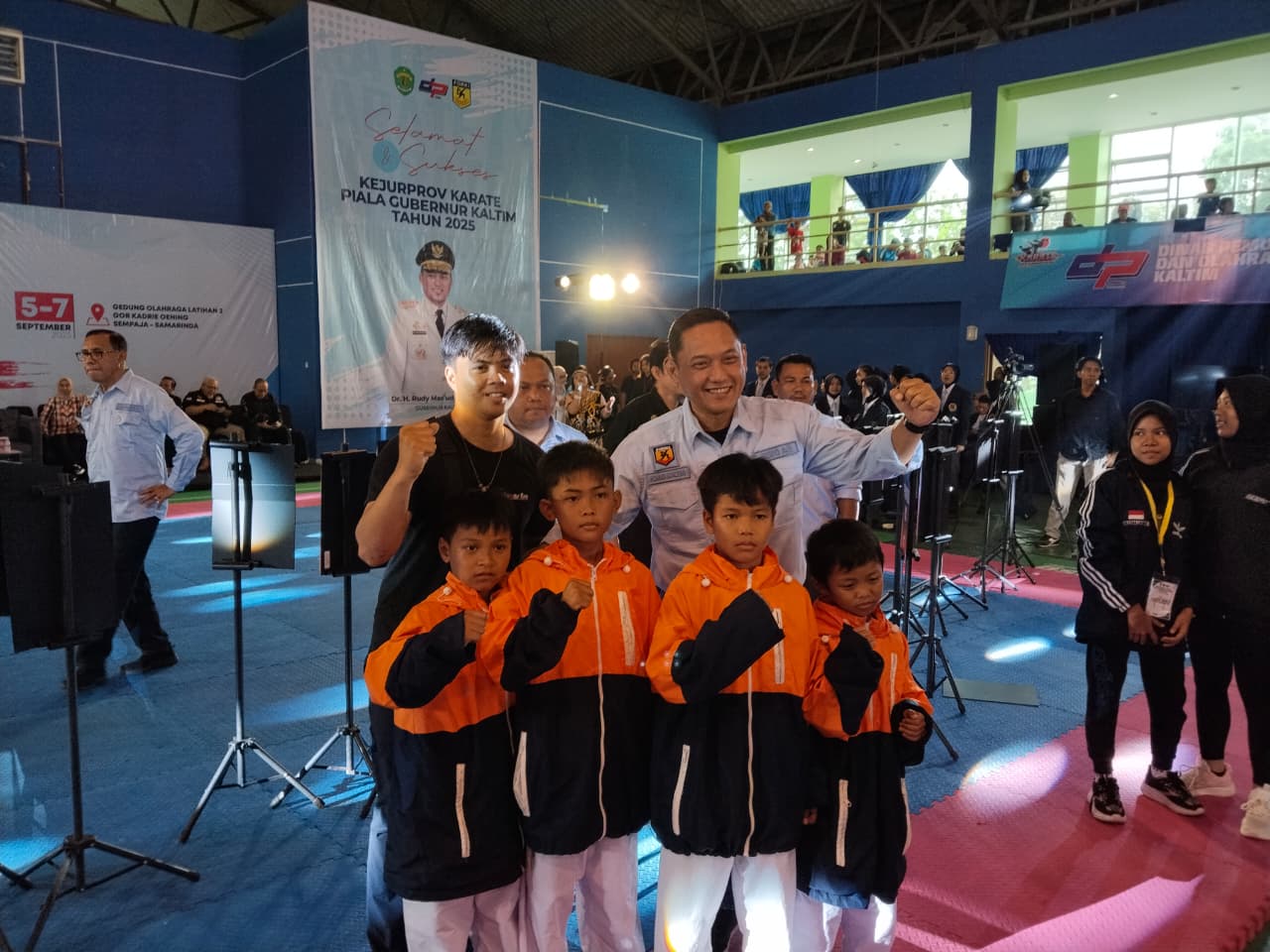 DEMI PRESTASI: Ketua FORKI Kaltim Seno Aji berharap pembangunan gedung karate bisa sejalan dengan prestasinya kelak.