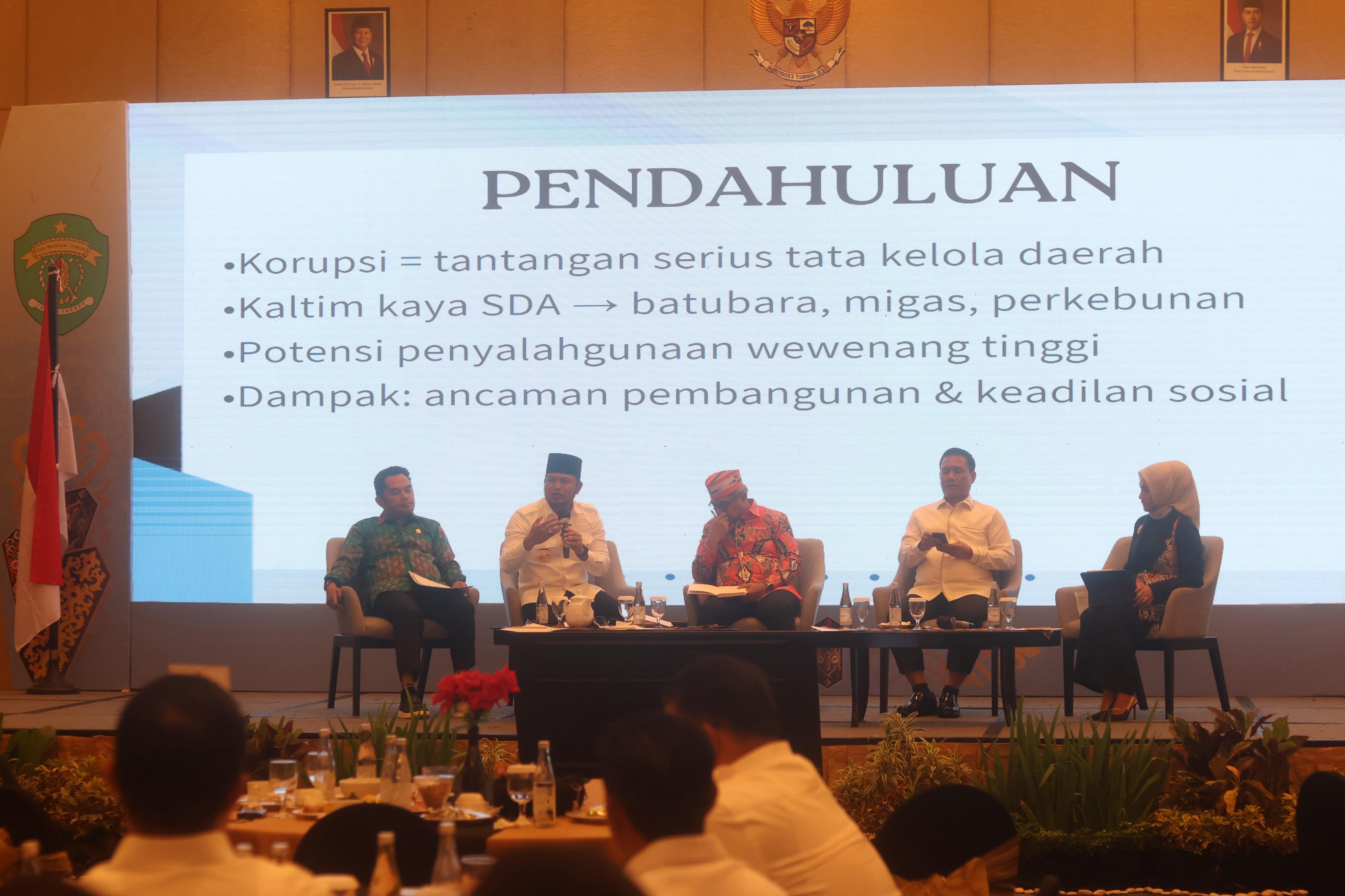 RAKOR: KPK menggelar rakor pemberantasan korupsi daerah wilayah Kaltim 2025 di Hotel Novotel Balikpapan, Rabu (10/9).