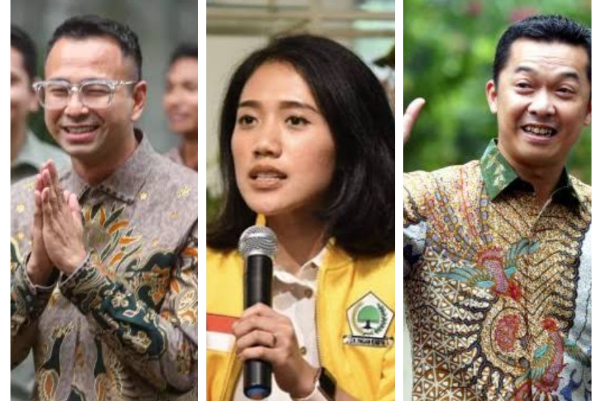 Raffi Ahmad, Puteri Anetta Komarudin dan Taufik Hidayat