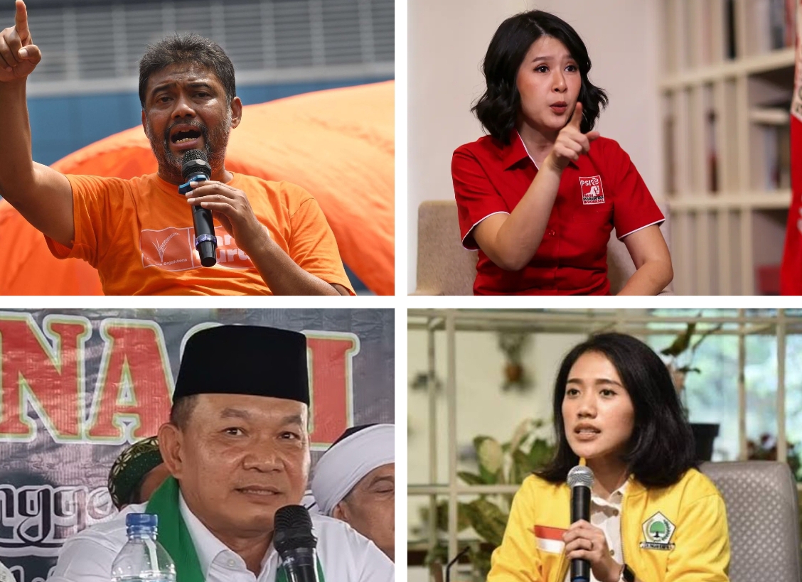 Said Iqbal, Grace Natalie, Dudung Abdurachman dan Puteri Anetta Komarudin