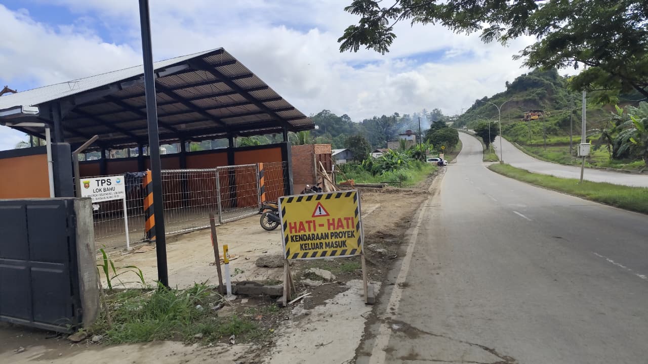 TERBARU: Bangunan TPS Lok Bahu di Jalan Nusyirwan Ismail sudah beroperasi terhitung Kamis (12/9).