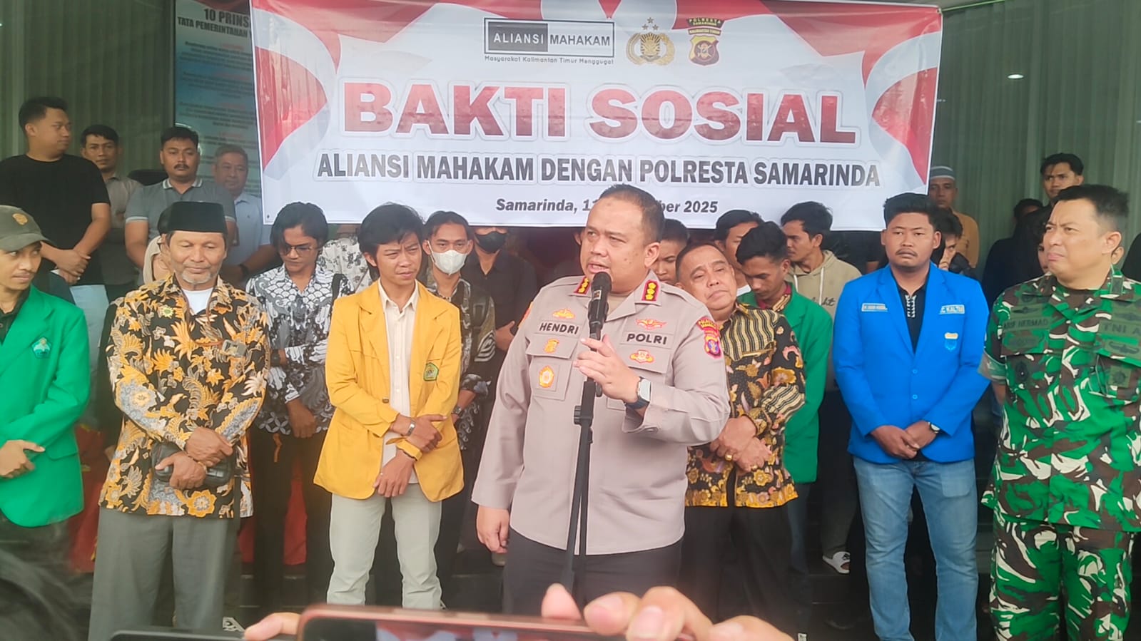 UNTUK MASYARAKAT: Setelah unjuk rasa dilaksanakan pada Senin (1/9) September lalu, suasana tampak berbeda berada di kawasan kompleks GOR Kadrie Oening, Samarinda.