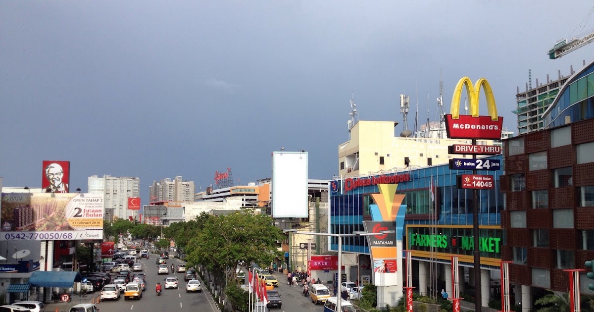 Potret pusat Kota Balikpapan.