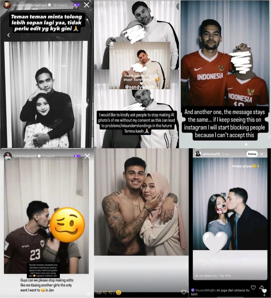 Tren foto polaroid hasil buatan AI dengan pemain timnas Indonesia sebagai idola yang bikin risih.