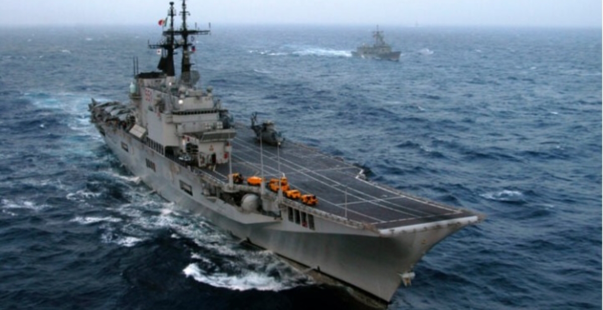 Kapal Induk ITS Giuseppe Garibaldi milik Italia yang rencanya dibeli Indonesia.(ist)