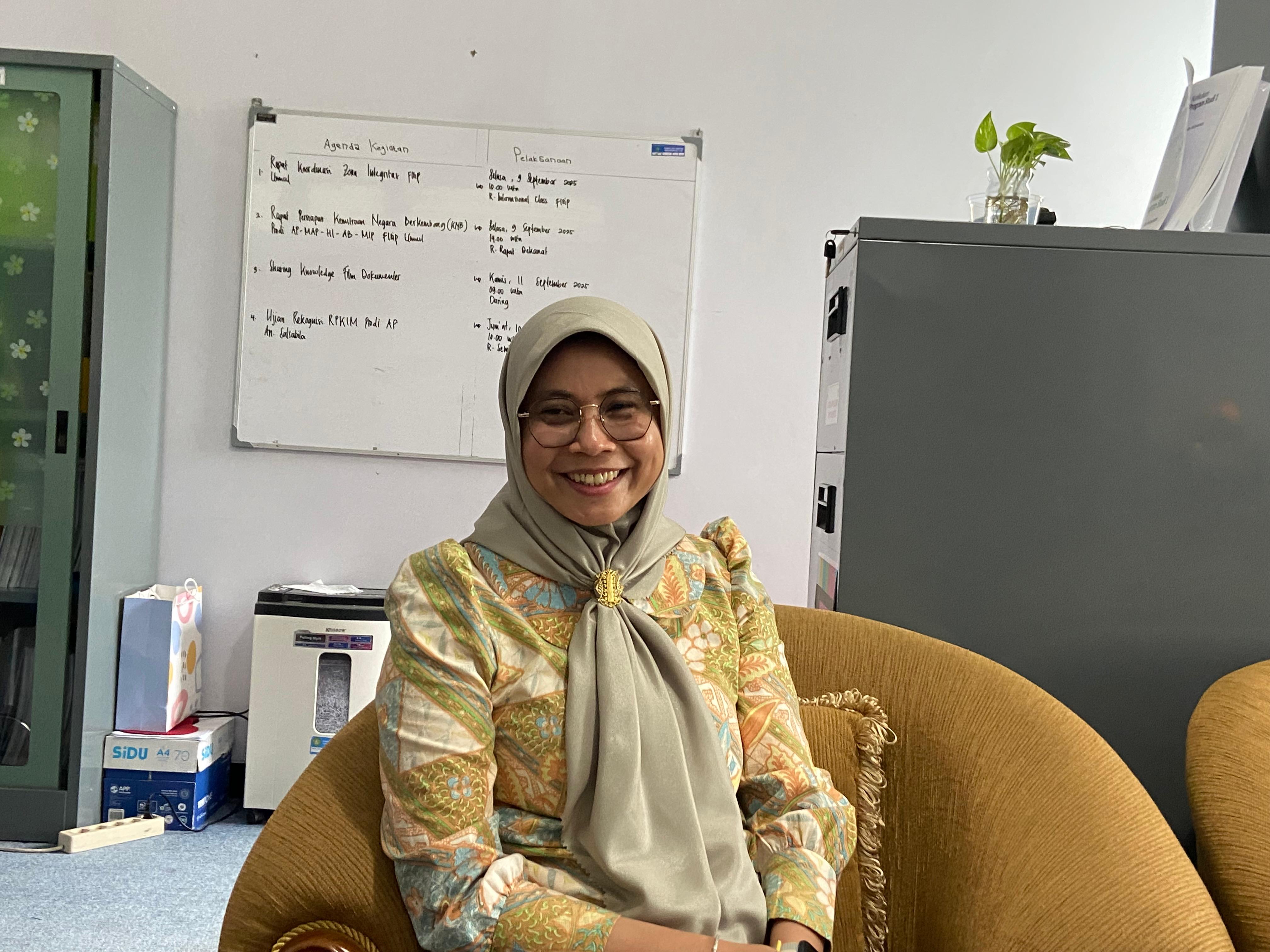 Wakil Dekan II FISIP Universitas Mulawarman Rina Juwita.