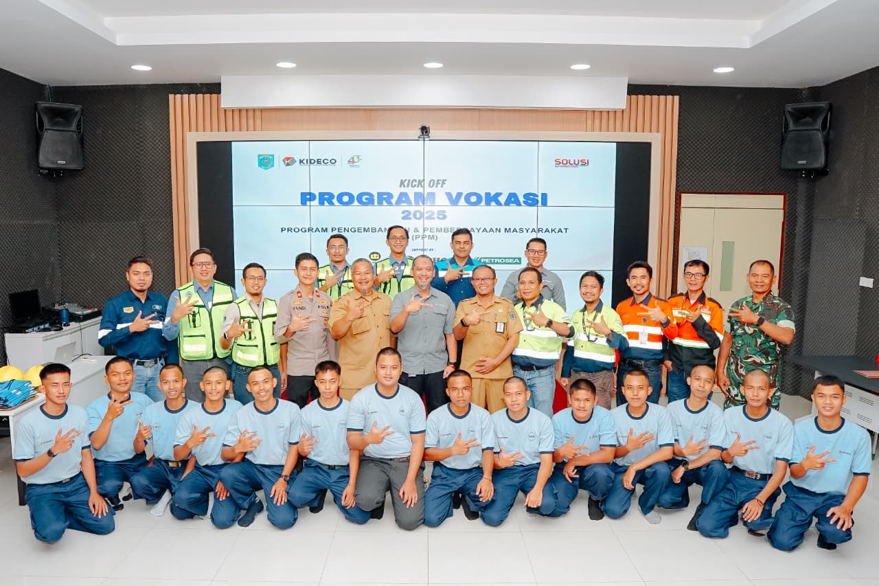 PENINGKATAN: Program Vokasi Kideco 2025 untuk generasi muda telah berjalan sejak Senin 15 September 2025.
