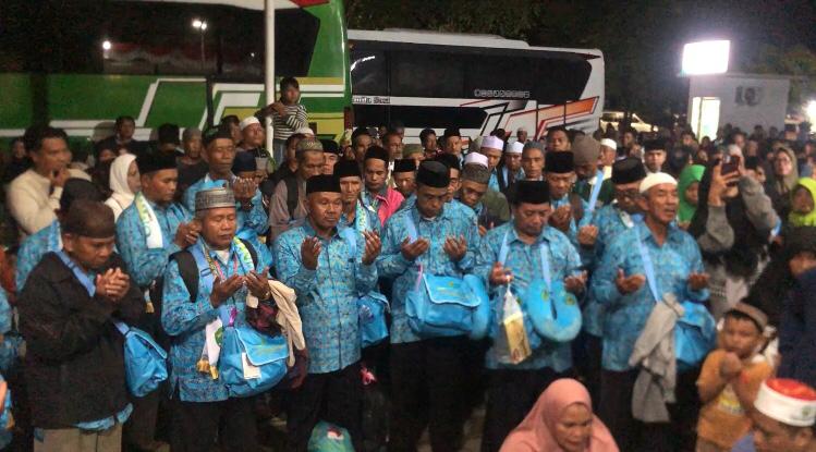 106 marbot diberangkatkan Pemprov Kaltim dan dilepas Kemenag Paser pekan lalu.