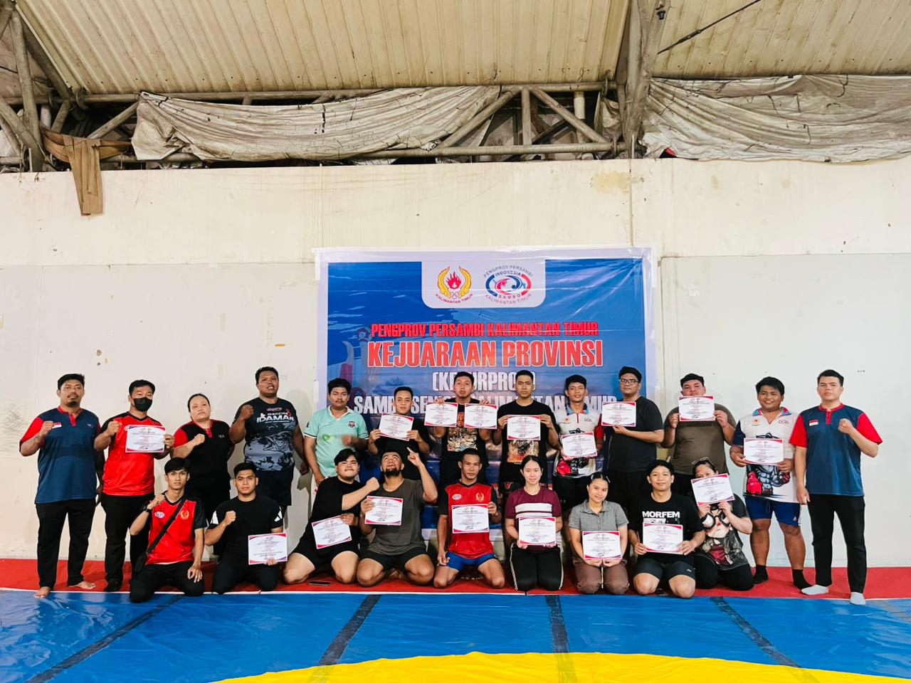 BIKIN BANGGA: Skuad Sambo Kukar menyabet gelar runner up di kejurprov.