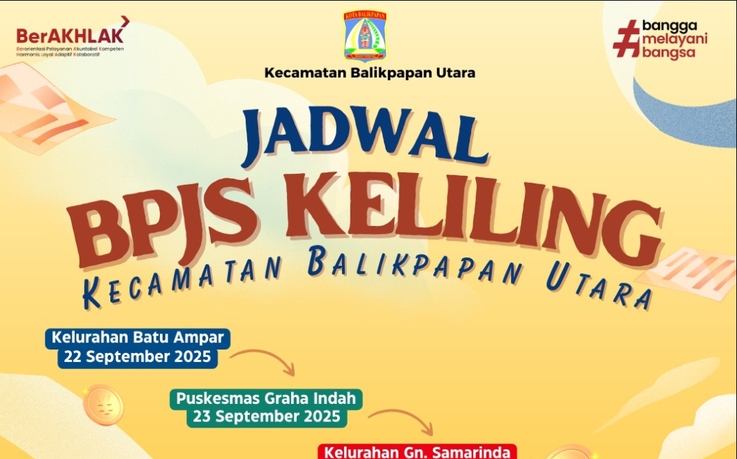 Jadwal BPJS keliling di Balikpapan Utara.