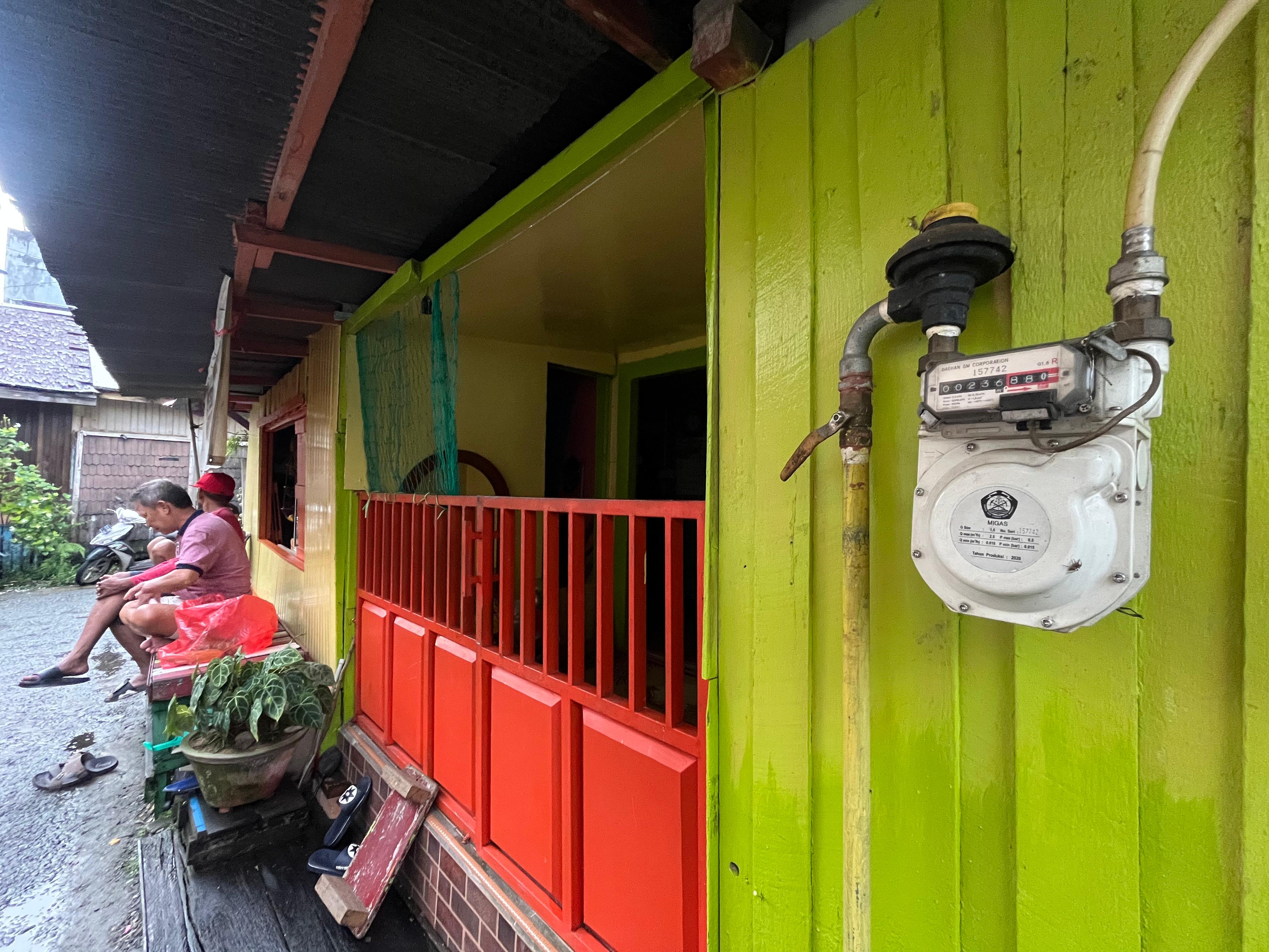 JANGKAU: Salah gang di Jalan Jelawat Kecamatan Samarinda Ilir menjadi salah satu daerah yang telah menikmati sambungan jargas, Rabu (17/9).