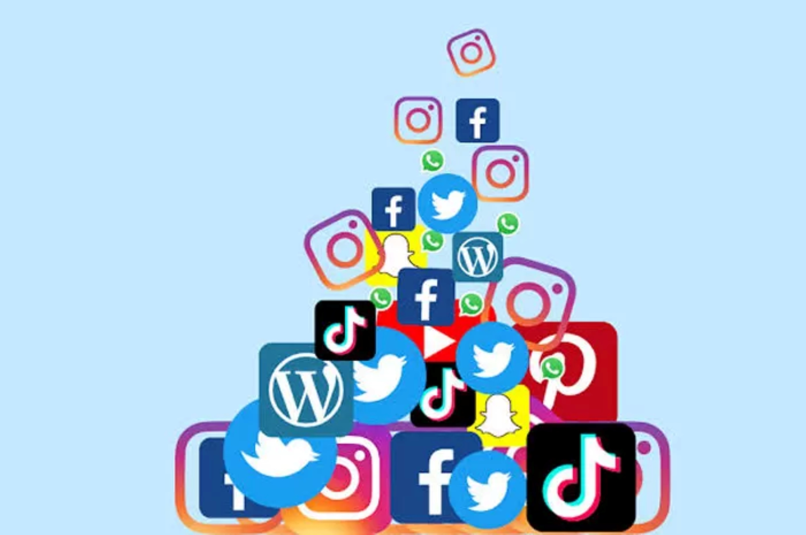 Ilustrasi media sosial.