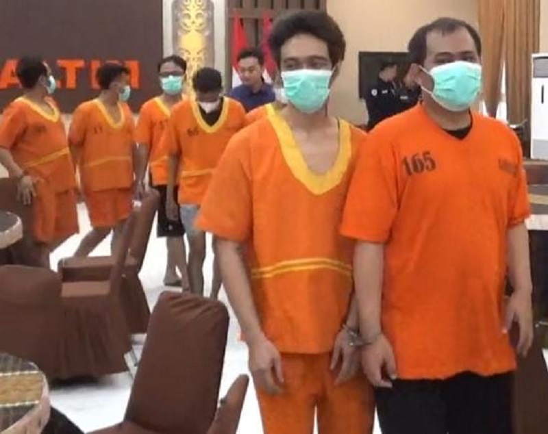 JARINGAN: Polda Kaltim mengungkap peredaran narkoba jaringan lintas provinsi.