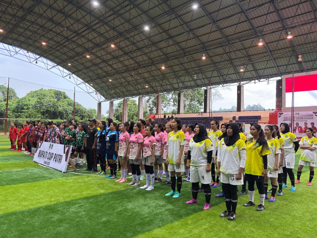 ADU GENGSI: Sebanyak 10 Kecamatan siap bertarung di Bupati Cup Putri 2025.