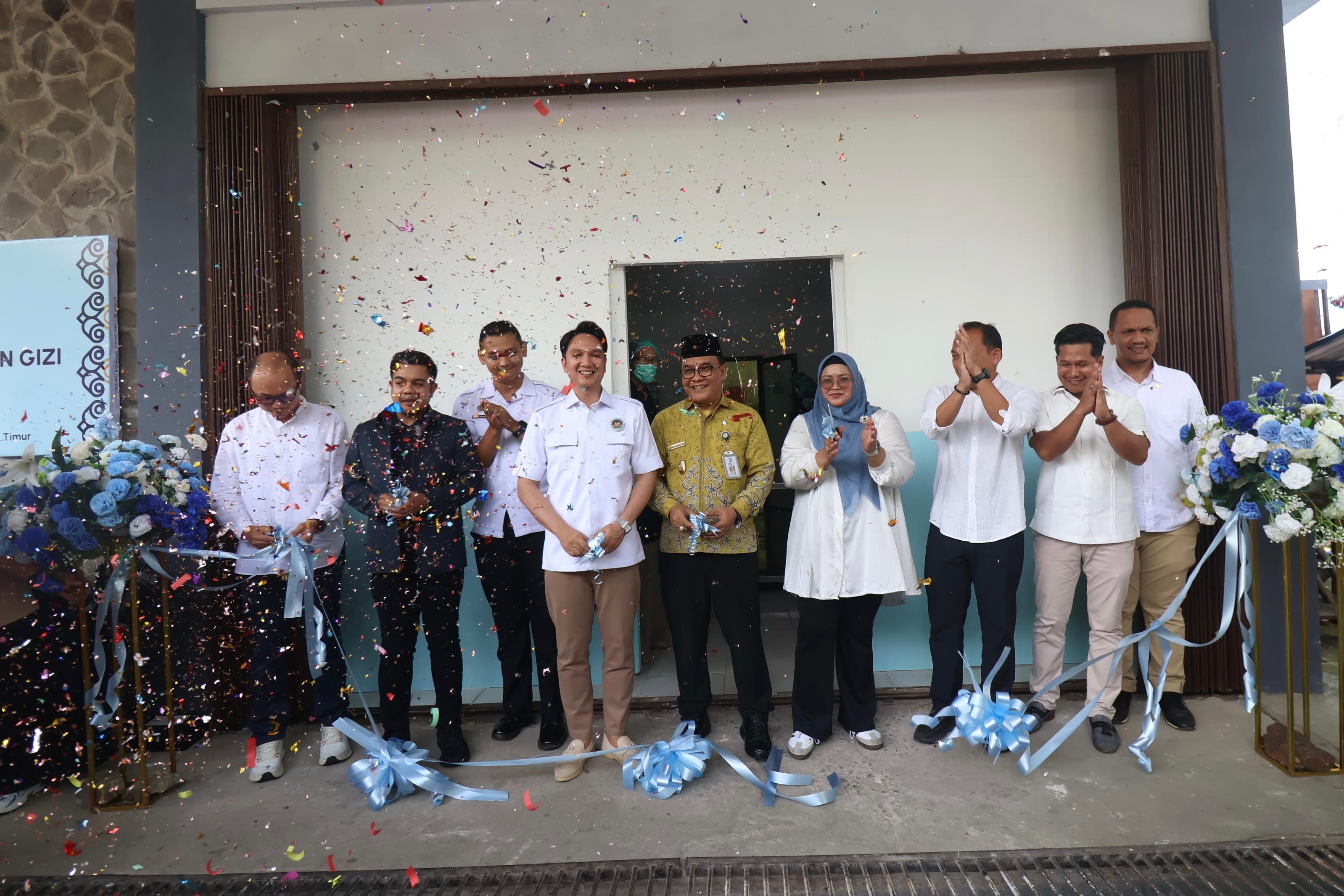 Peresmian SPPG Balikpapan Selatan 6 dibawah naungan Yayasan Nusantara Citra Bangsa dan mitra AHA Food.