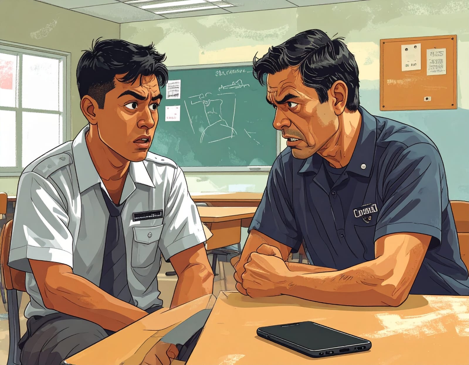 Ilustrasi penganiayaan (AI)