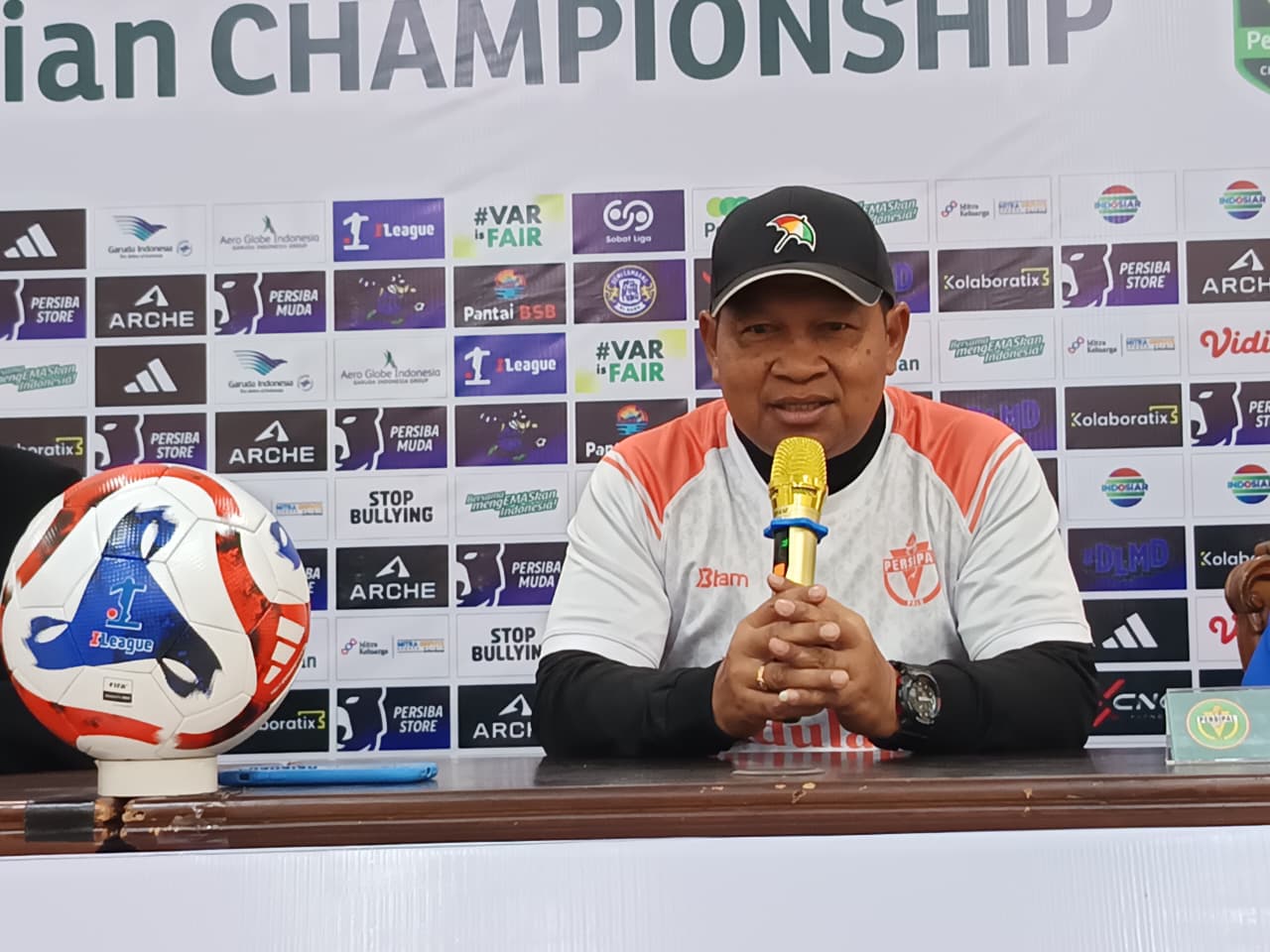Pelatih Persipal Palu Delfi Adri.