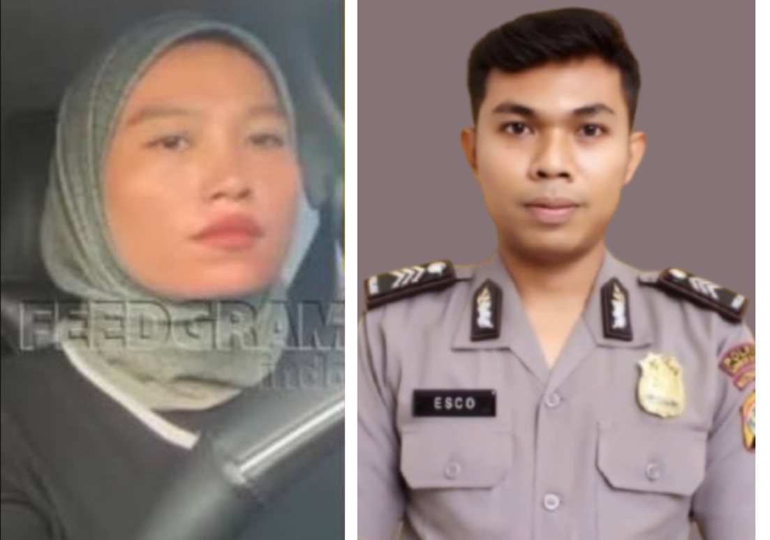 Briptu Rizka Sintiyani dan Brigadir Esco
