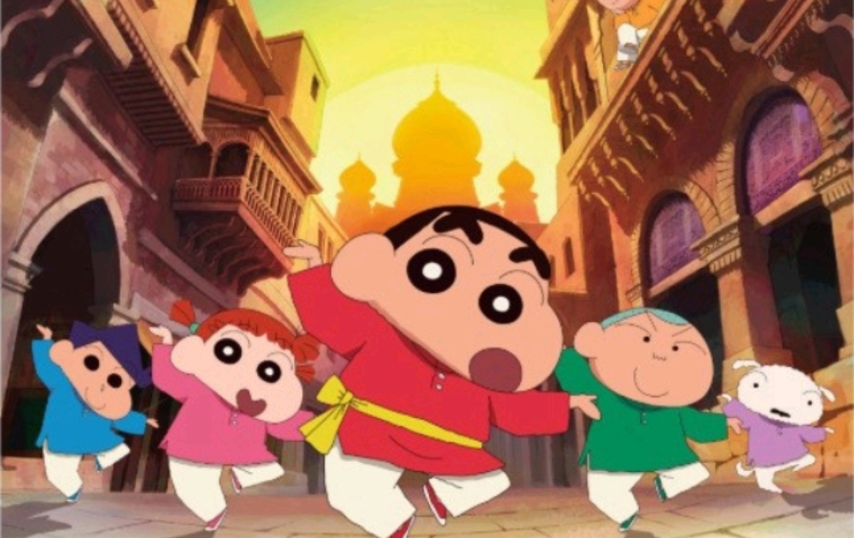 Karakter Crayon shinchan dalam film terbarunya (prensario.net)