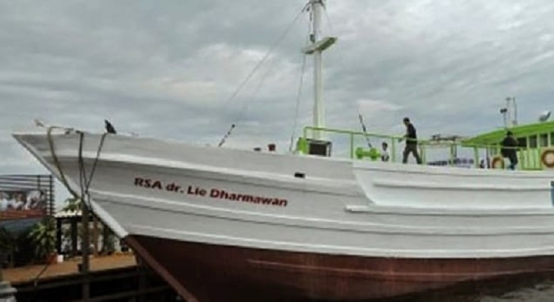 KESEHATAN: Rumah Sakit Kapal dr Lie Dharmawan segera membuka layanan di Kutai Barat.