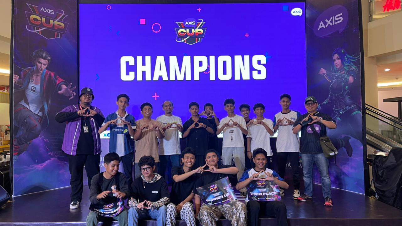 SUKSES: Roadshow esports nasional bertajuk Axis Cup 2025 sukses terhelat di Balikpapan