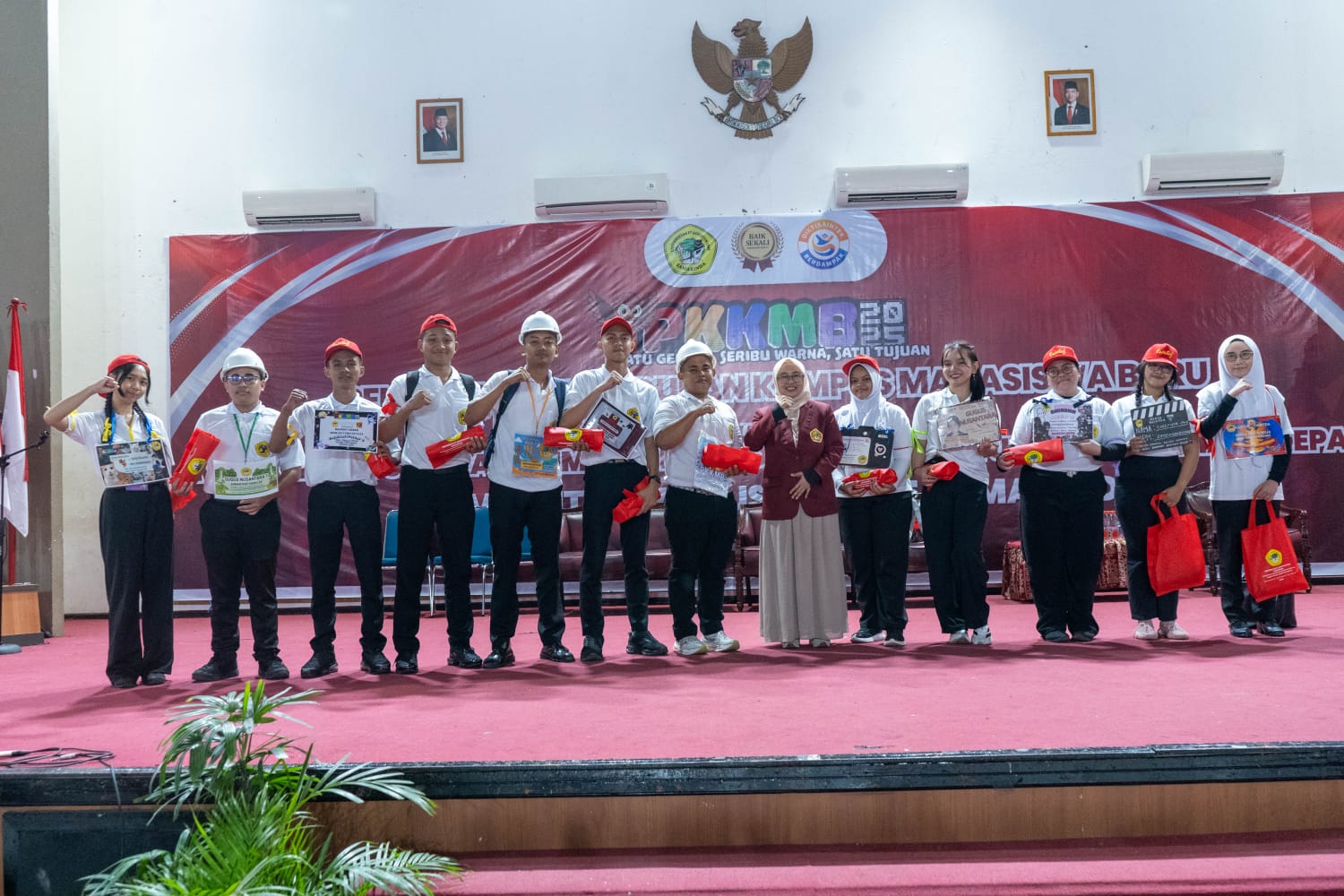 BERSEMANGAT: Dengan konsep yang lebih humanis dan kolaboratif, PKKMB Untag Samarinda diharapkan menjadi fondasi bagi mahasiswa baru untuk tumbuh sebagai pribadi tangguh dan  berkarakter.