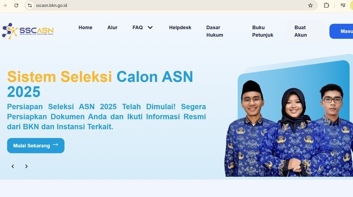 Ilustrasi daftar CPNS.