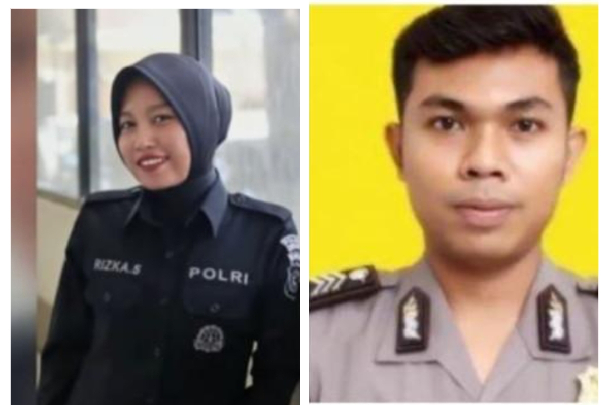 Briptu Rizka Sintiyani dan Brigadir Esco
