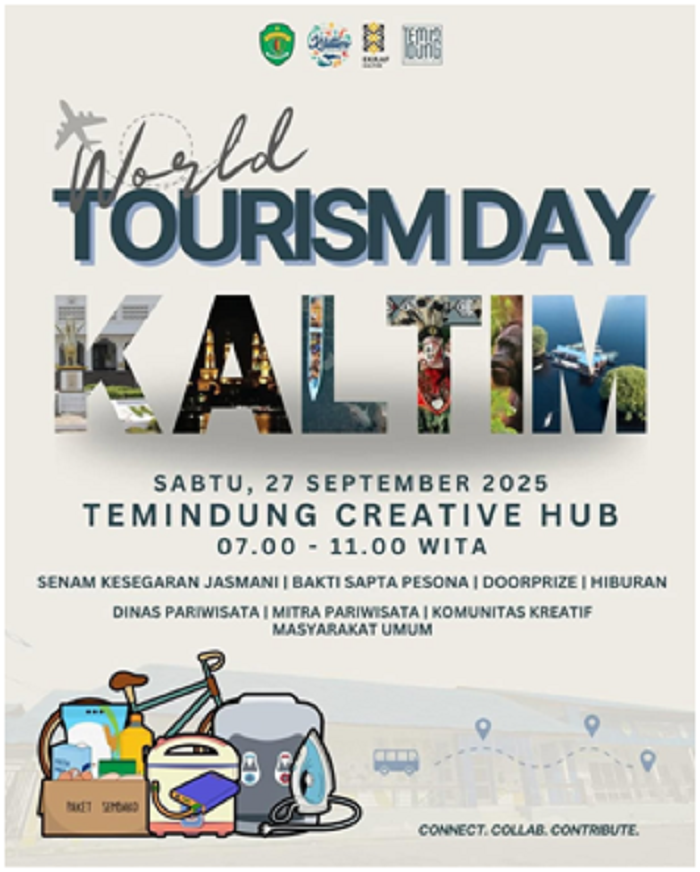 Poster World Tourism Day Kaltim.