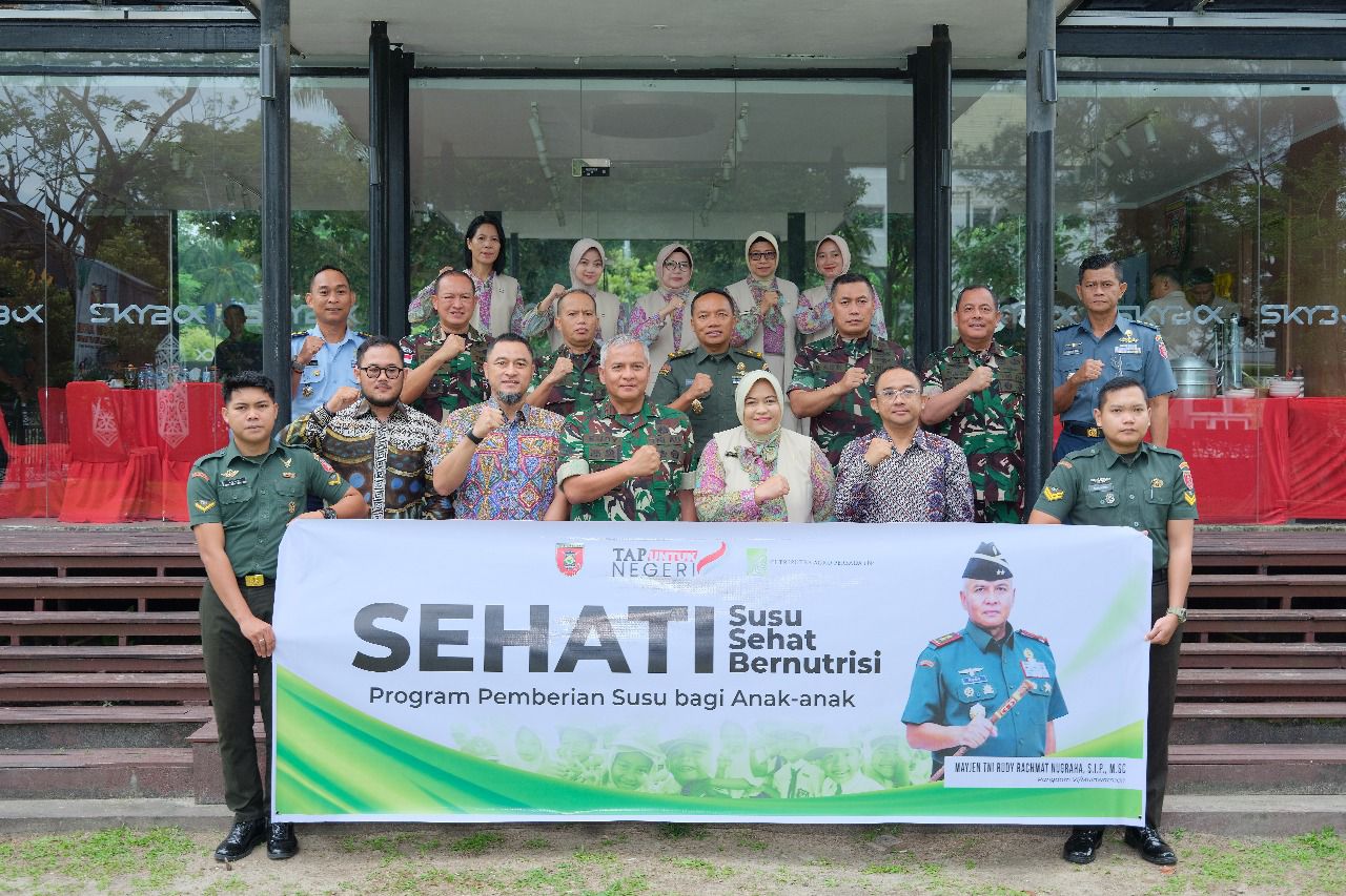 DUKUNG MBG: Program Sehati diluncurkan PT Triputra Agro Persada bersama Kodam VI/Mulawarman pada 27 Agustus lalu.