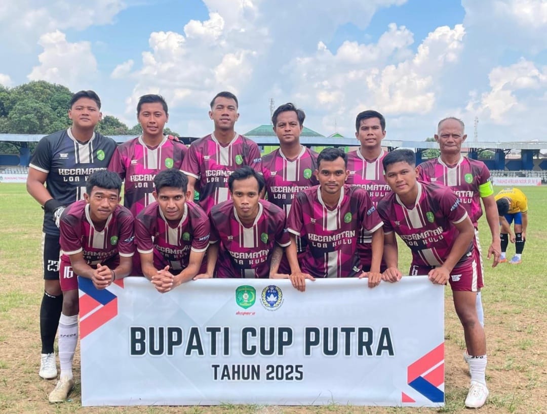 KUDA HITAM: Tim Loa Kulu tampil apik di Bupati Cup 2025, di semifinal tim ini akan bersua tuan rumah Tenggarong.
