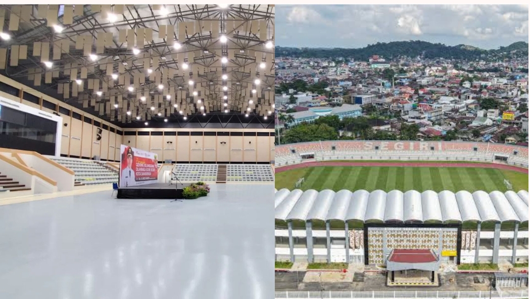 Potret GOR Segiri dan Stadion Segiri Samarinda