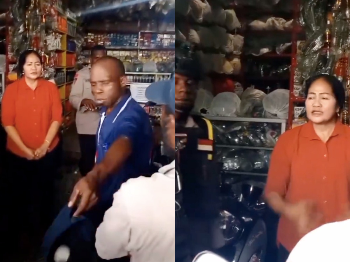 Servis motor di Papua Rp 20 juta, sang pemilik mengamuk di hadapan pemilik bengkel.