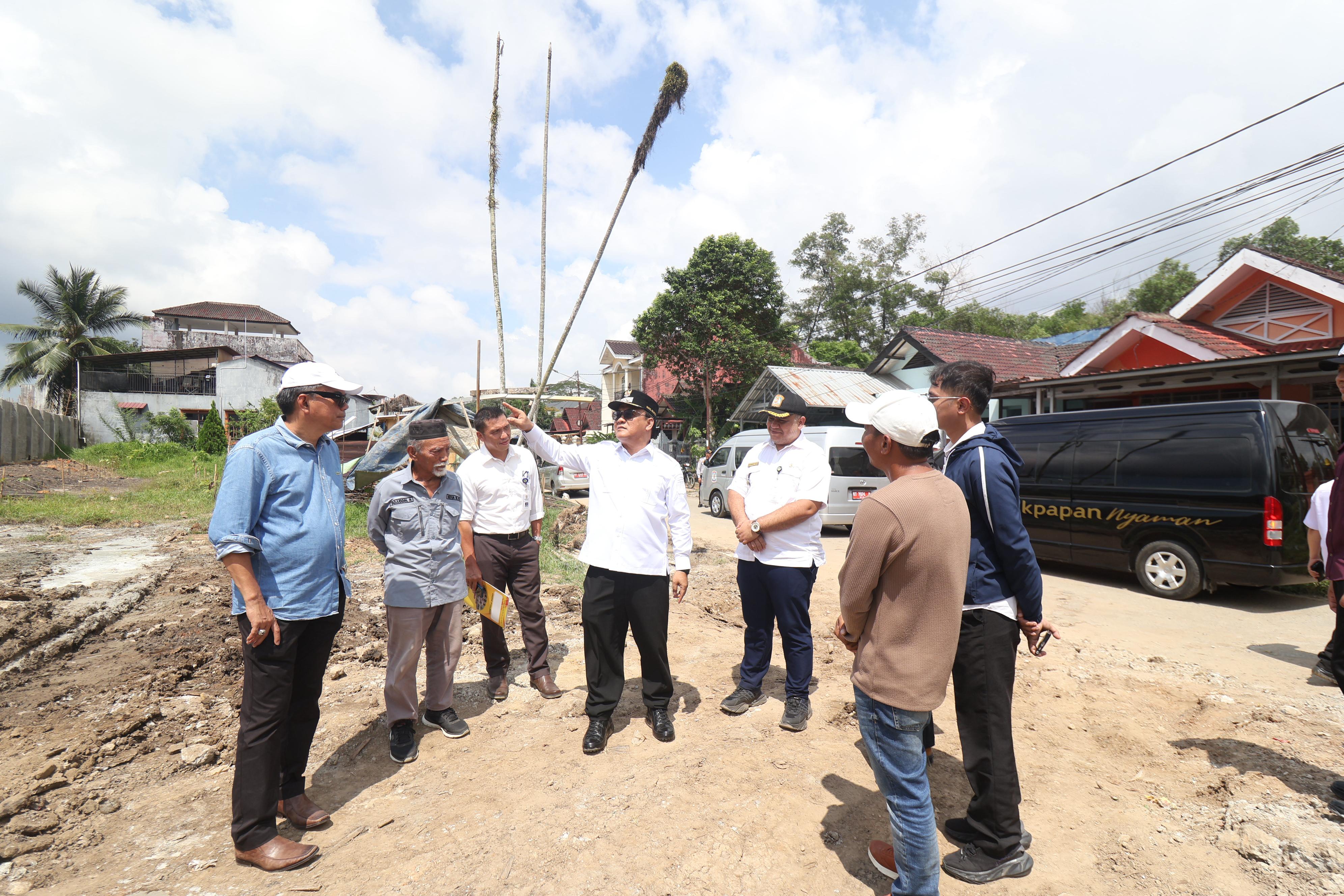 DICEK: Pekerjaan saluran sekunder Balikpapan Baru yang bermuara di Bendali Gang Kantil.