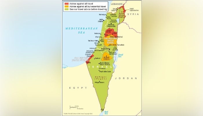 Pemerintah Inggris mengakui negara Palestina dan telah mengubah peta negara tersebut pada situs resmi pemerintah.