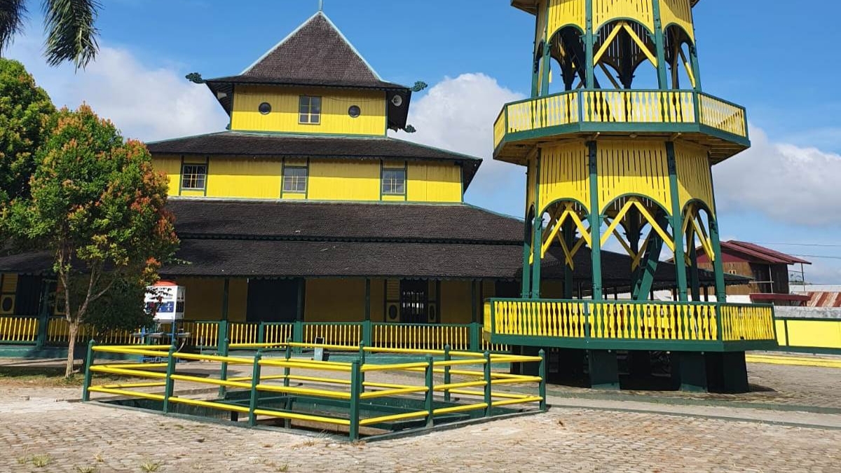 Potret Masjid Tua Samarinda.