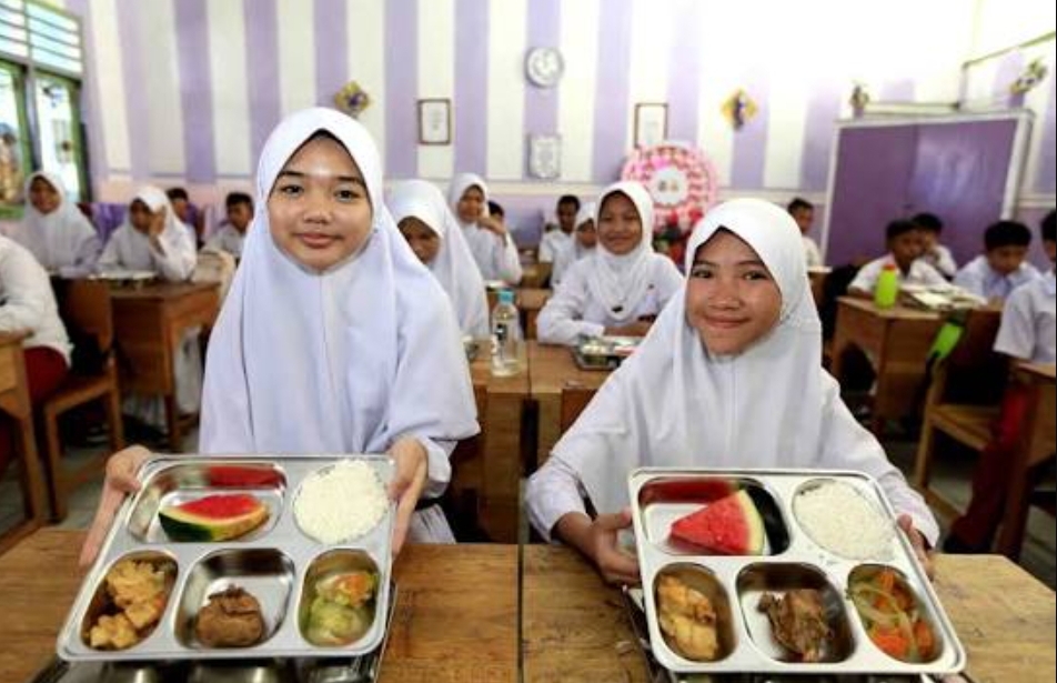 Ilustrasi program Makan Bergizi Gratis