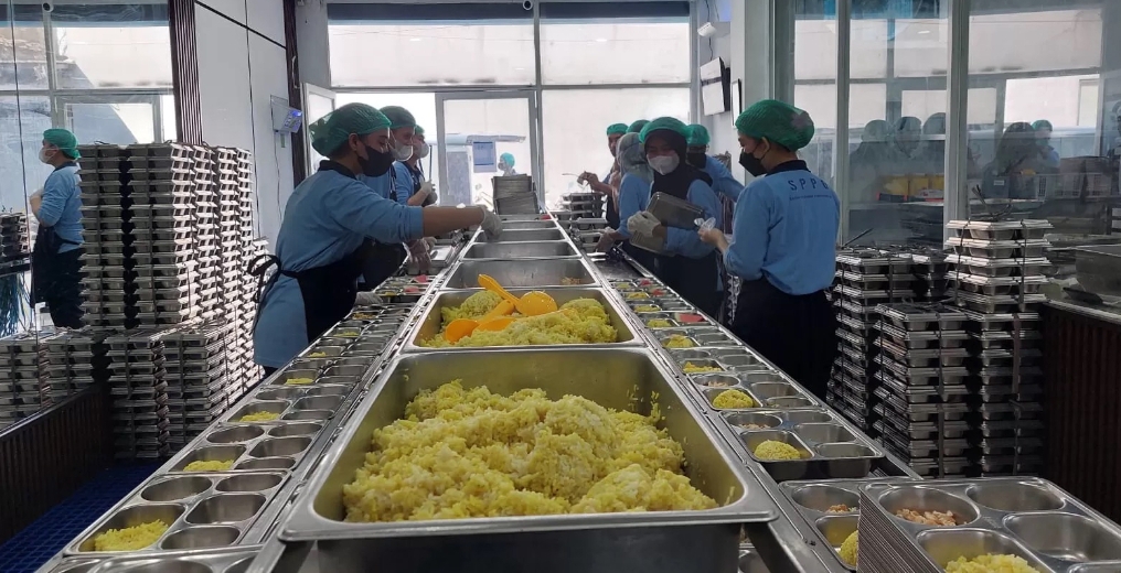 Ilustrasi dapur makan bergizi gratis. (Foto Jawa Pos)