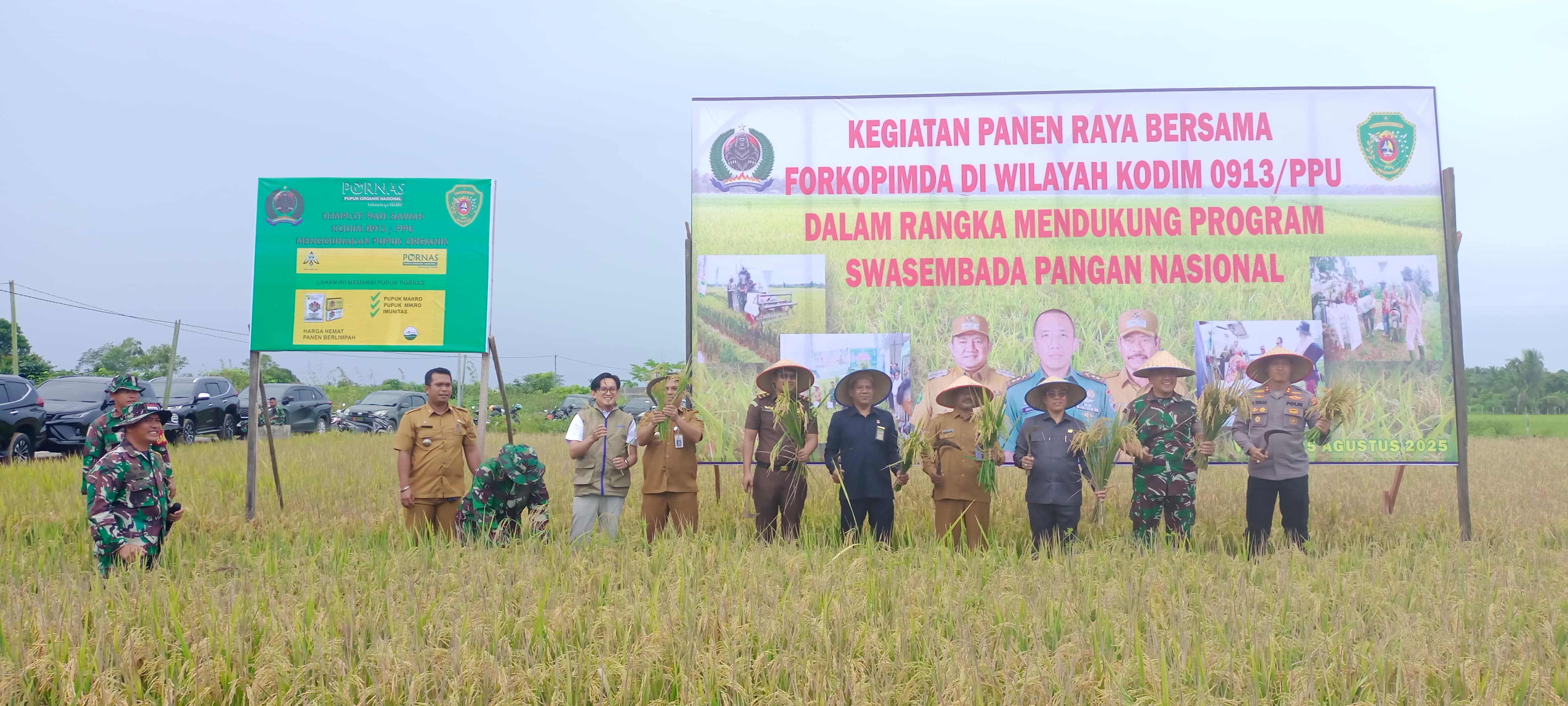 MAKSIMAL: Bulog Paser kembali menyerap gabah petani lokal di PPU dan Paser pada September ini.