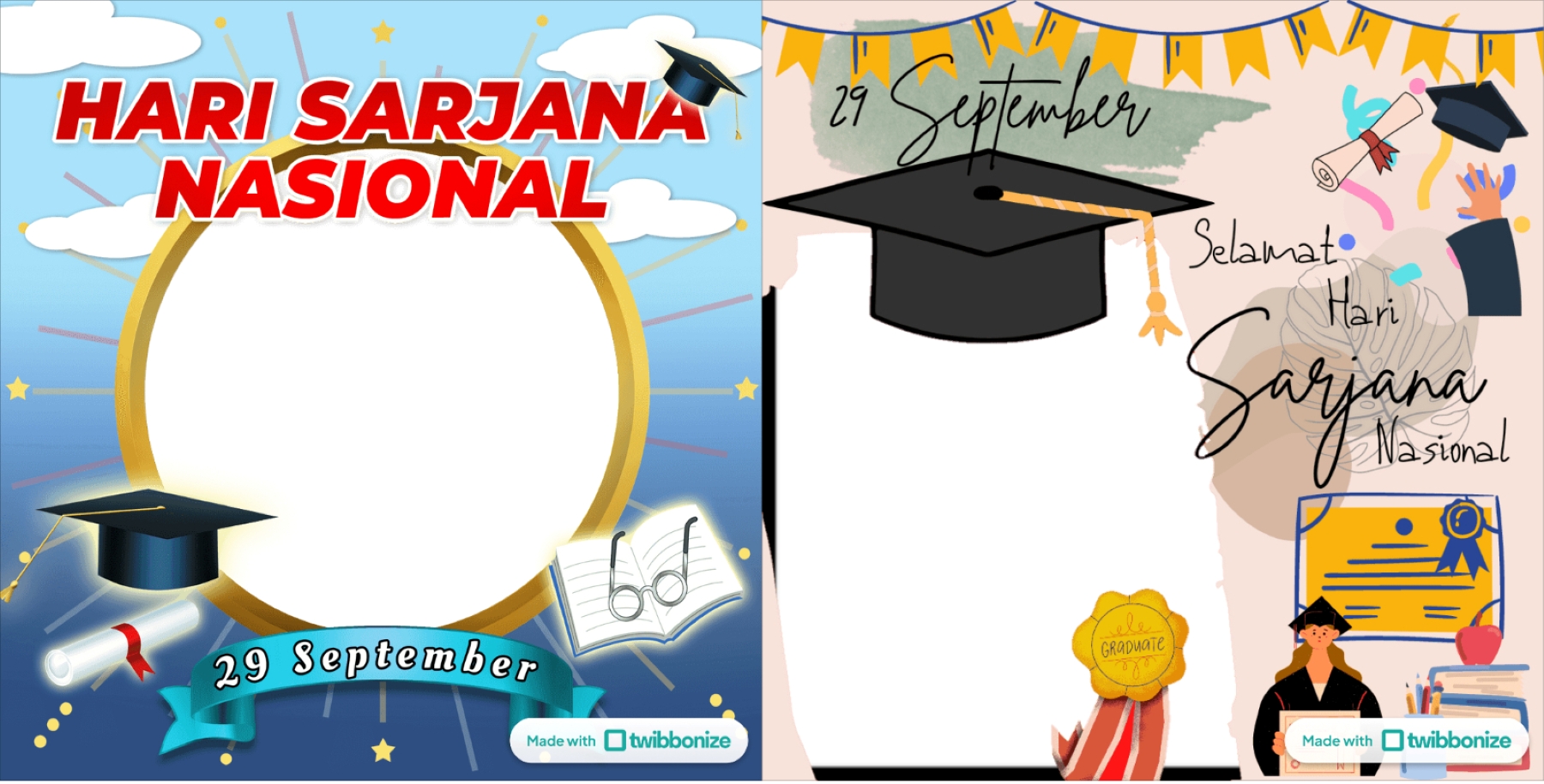 Twibbon Hari Sarjana Nasional 2025.