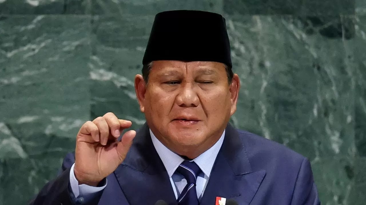 Presiden Indonesia Prabowo Subianto.