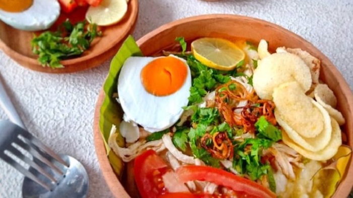 Bubur ayam khas Samarinda.