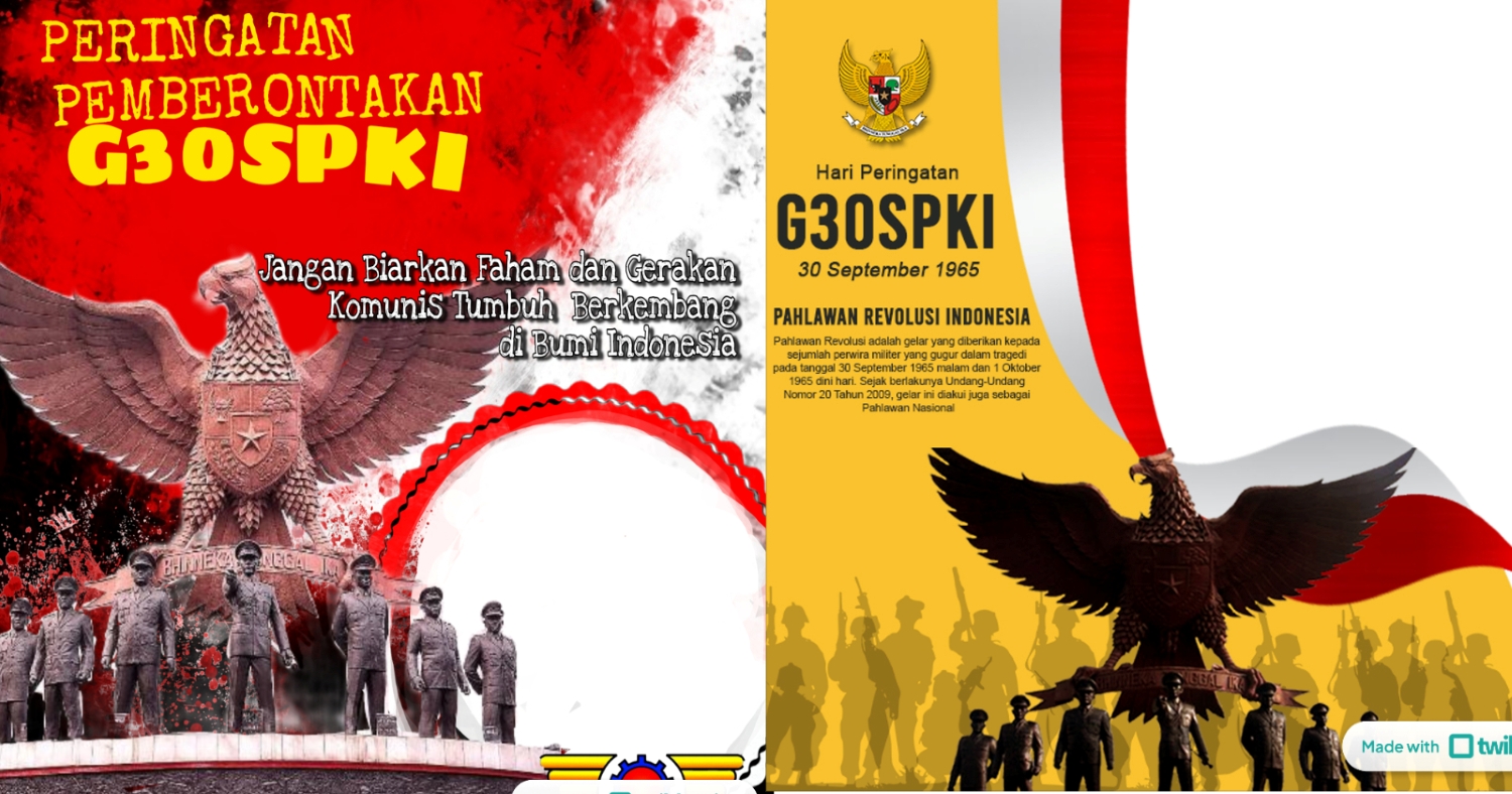 twibbon Peringatan G30S PKI 2025.