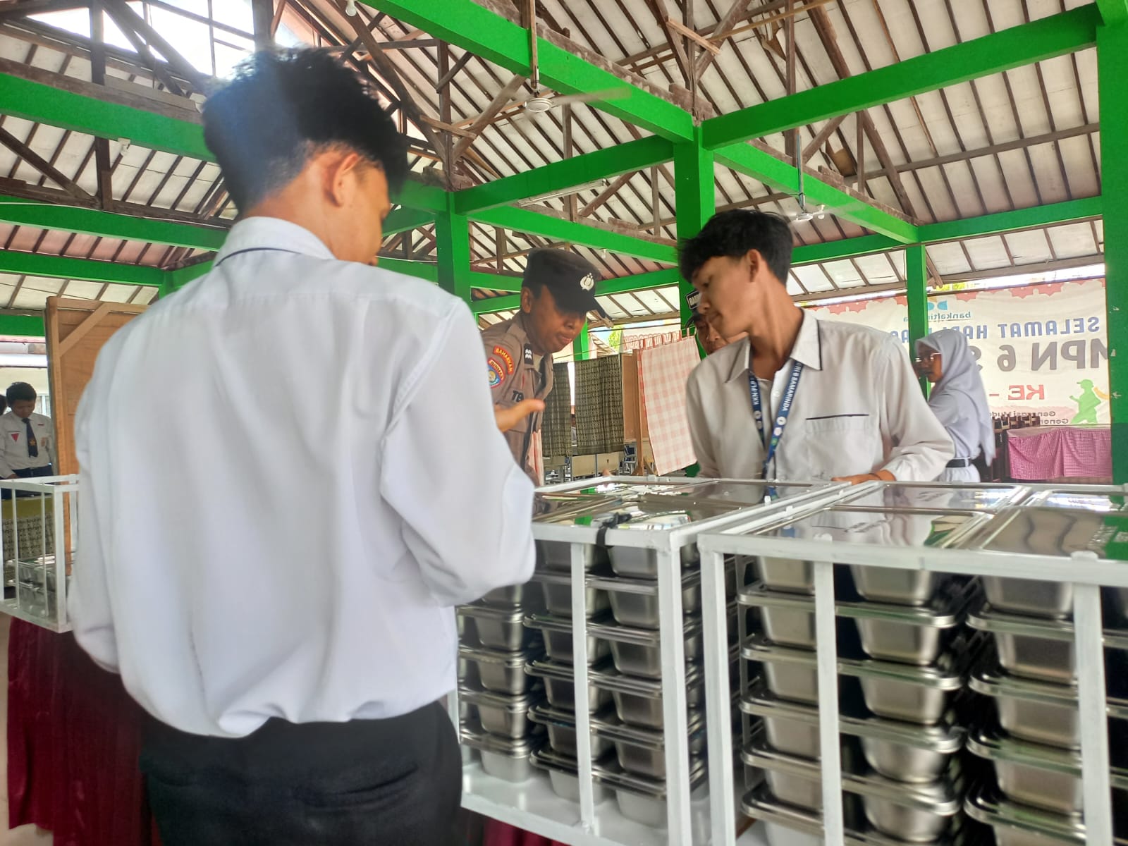 PERSOALAN TEKNIS: Program MBG salah satu di sekolah di Samarinda&nbsp;dihentikan sementara.&nbsp;