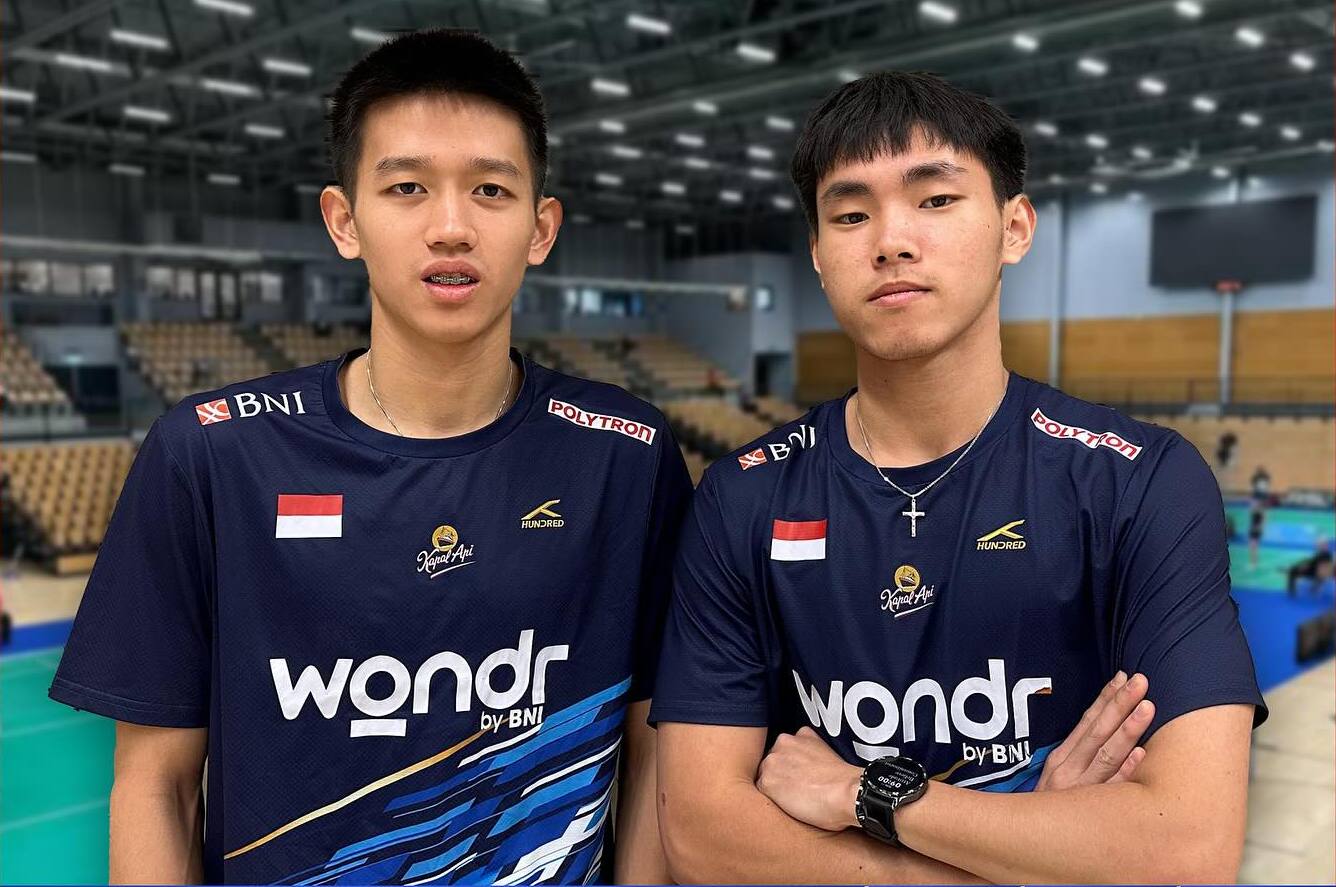 Raymond Indra/Nikolau Joaquin akan bersua ganda India Viplav Kuplave/Viraj Kupval di babak awal Al Ain Masters 2025.