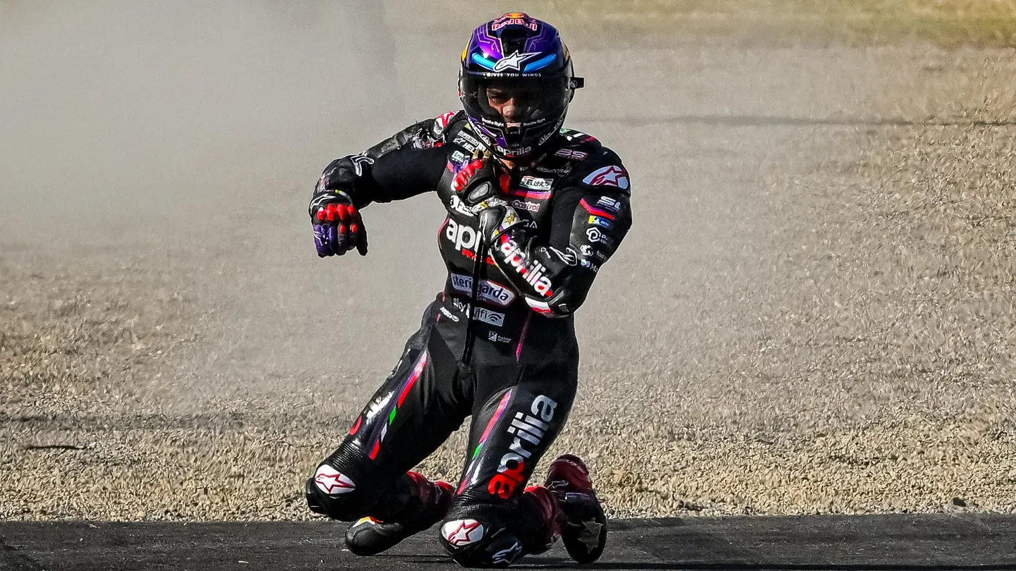 Pebalap Aprilia Jorge Martin.