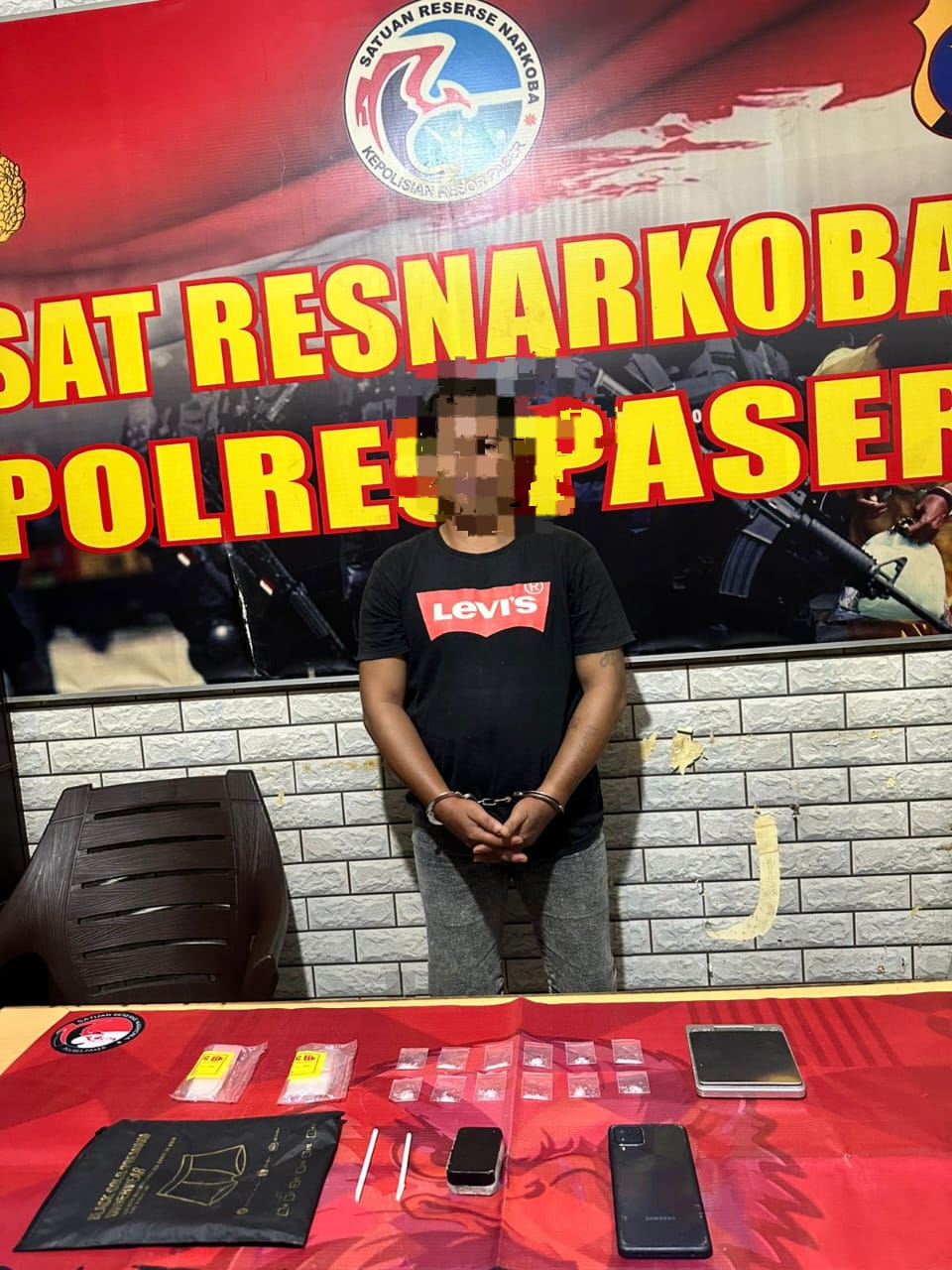 MASUK LAGI: Residivis kasus narkotika asal Desa Tapis, Kecamatan Tanah Grogot, kembali masuk bui.