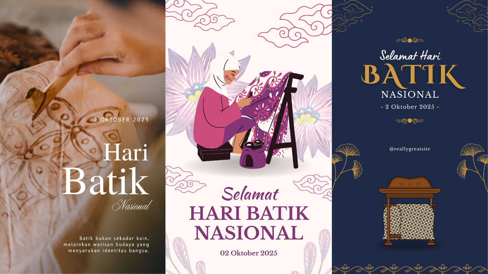 Poster Hari Batik Nasional 2025.