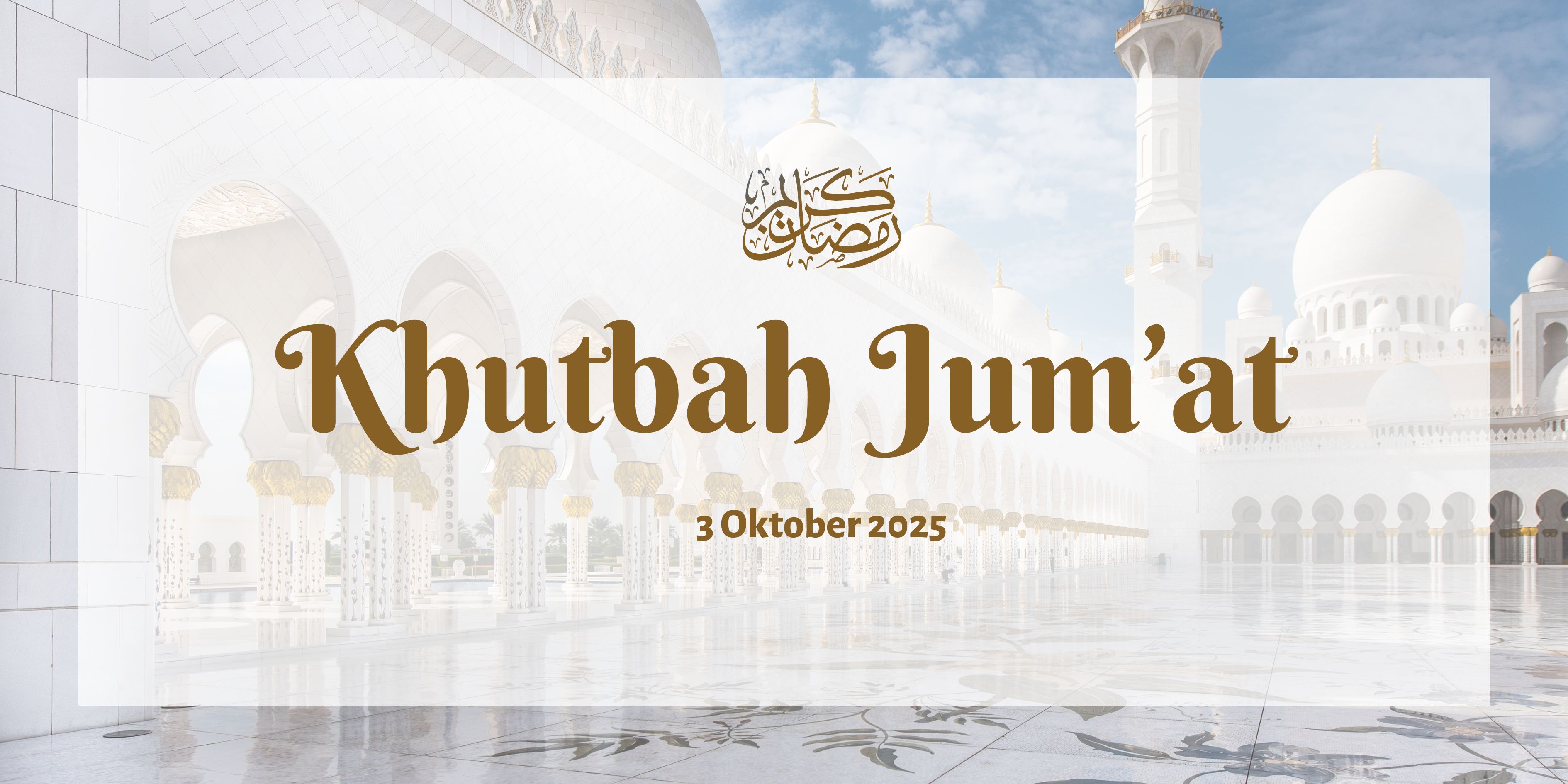 Naskah Khutbah Jumat 3 Oktober 2025.