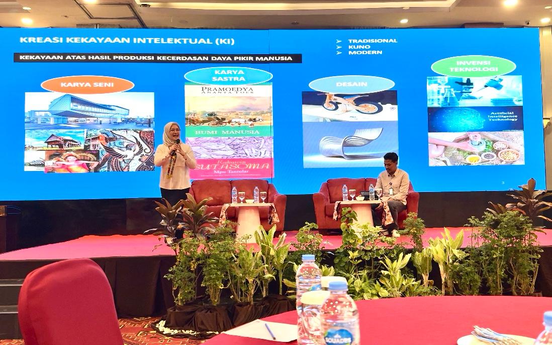 Kanwil Kemenkum Kaltim menghadiri ajang Kreasi dan Inovasi Masyarakat 2025 di Balikpapan.  &nbsp;  &nbsp;